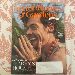 Harry styles better homes and gardens June 2022 magazine